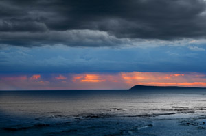 A stormy sunset at Kilcunda Beach with Cape Woolami behind  Foons Photographics 2006